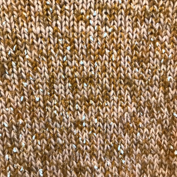 Anthropologie Saltwater Luxe Women’s Brown & Tan Cropped Sweater Size XS NEW - Picture 2 of 3